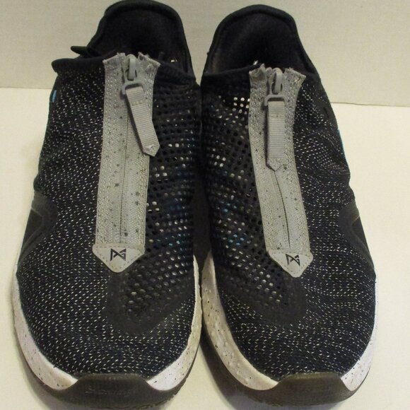 Nike Air Strobel Woman 9 Blue Gray White Outdoors Zipper Lace Up Athletic Shoes - Picture 1 of 12